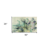 7' Ivory Machine Woven Abstract Splatter Indoor Runner Rug - Homeroots - Flyclothing LLC