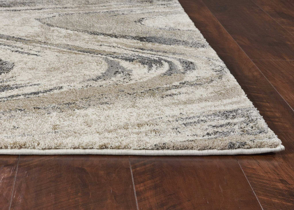 3' X 5' Natural Abstract Area Rug - Homeroots - Flyclothing LLC