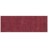 8' Red Heather Indoor Shag Runner Rug - Homeroots - Flyclothing LLC