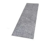 8' Grey Heather Plain Runner Rug - Homeroots - Flyclothing LLC