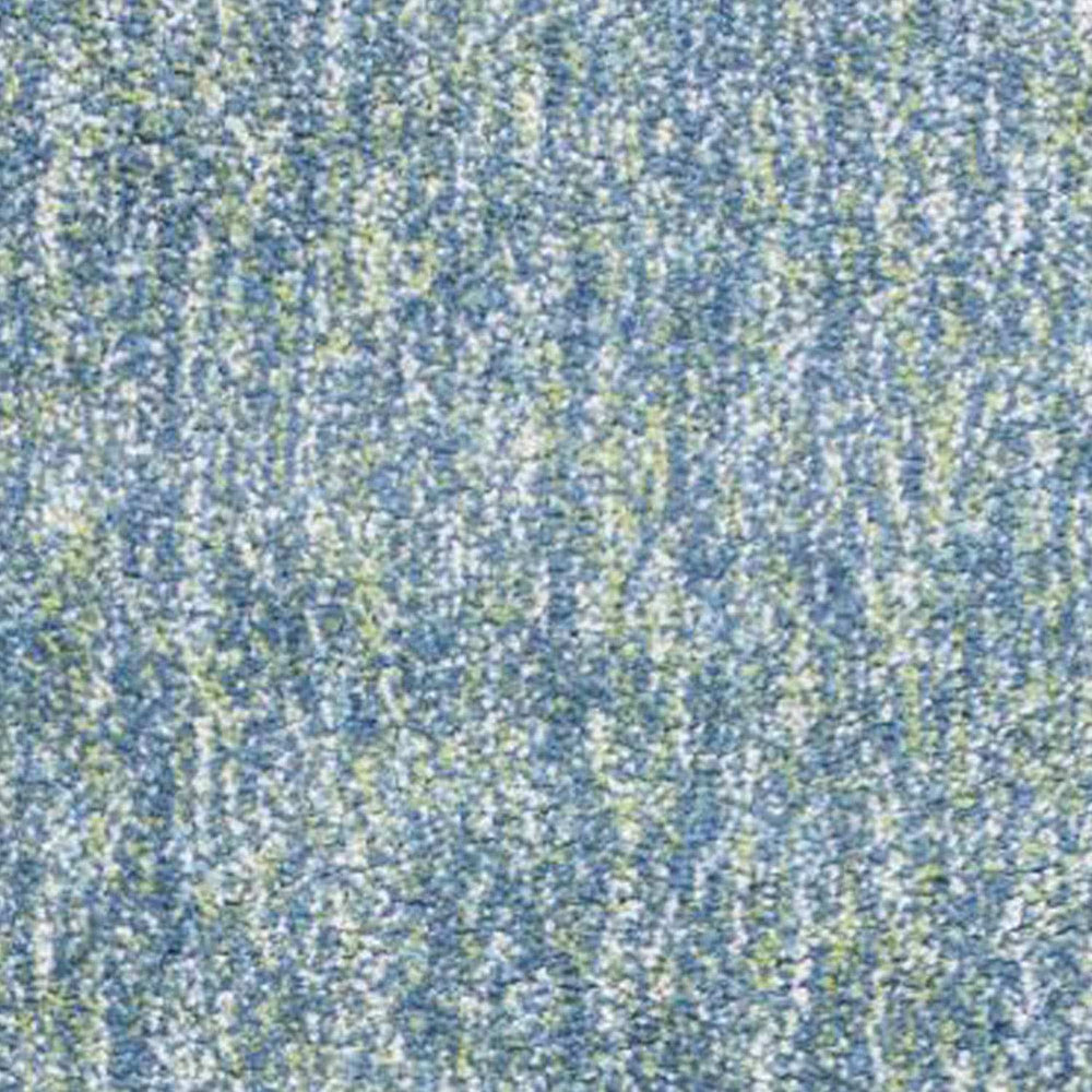 8' Seafoam Heather Indoor Shag Runner Rug - Homeroots - Flyclothing LLC