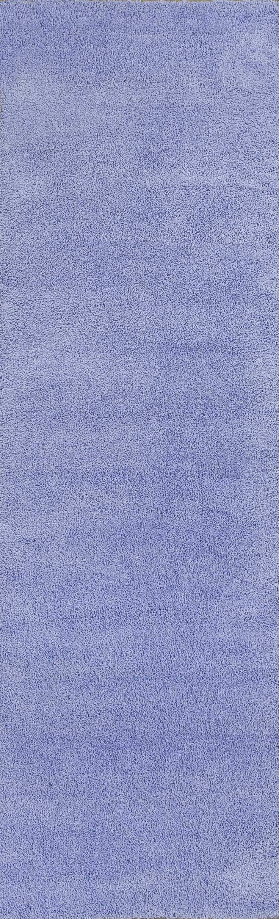 8' Purple Indoor Shag Runner Rug - Homeroots - Flyclothing LLC