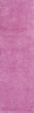 8' Hot Pink Plain Runner Rug - Homeroots - Flyclothing LLC