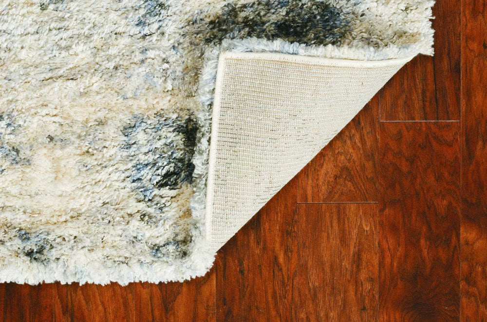 4' X 6' Ivory And Blue Area Rug - Homeroots - Flyclothing LLC