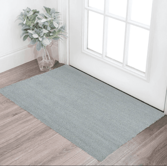 3' X 5' Blue Heather Plain Area Rug - Homeroots - Flyclothing LLC