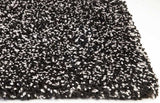 3' X 5' Black Heather Indoor Shag Rug - Homeroots - Flyclothing LLC