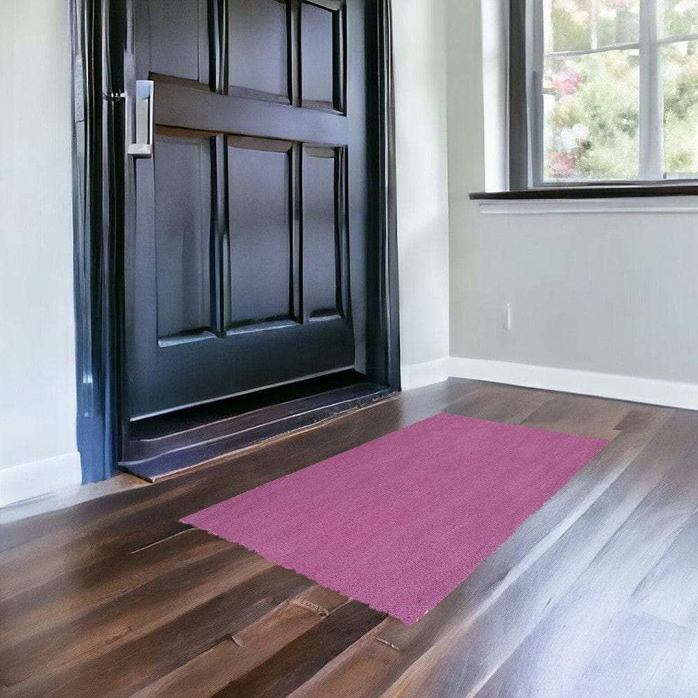 3' X 5' Hot Pink Indoor Shag Rug - Homeroots - Flyclothing LLC