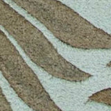 3' X 4' Aqua Blue Hand Tufted Tropical Leaves Indoor Area Rug - Homeroots - Flyclothing LLC