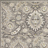 5' X 8' Grey Medallion Uv Treated Area Rug - Homeroots - Flyclothing LLC