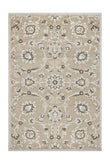 5' X 8' Gray and Ivory Floral Indoor Outdoor Area Rug - Homeroots - Flyclothing LLC