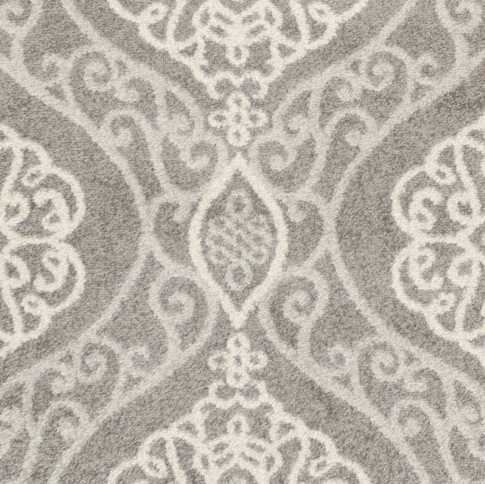 5' X 8' Silver Moroccan Indoor Outdoor Area Rug - Homeroots - Flyclothing LLC