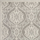 5' X 8' Silver Moroccan Indoor Outdoor Area Rug - Homeroots - Flyclothing LLC