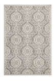 5' X 8' Silver Moroccan Indoor Outdoor Area Rug - Homeroots - Flyclothing LLC