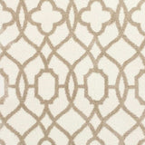 3' X 5' Ivory Beige Trellis Machine Woven Microfiber Indoor Area Rug - Homeroots - Flyclothing LLC