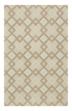 2' X 7' Ivory Diamond Tiles Wool Runner Rug - Homeroots - Flyclothing LLC