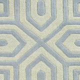 8' Grey Hand Tufted Geometric Indoor Runner Rug - Homeroots - Flyclothing LLC