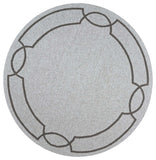 7' Round Ivory Round Indoor Outdoor Area Rug - Homeroots - Flyclothing LLC