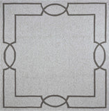 7' X 7' Oatmeal Ivory Geometric Hand Hooked Area Rug - Homeroots - Flyclothing LLC