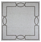 7' X 7' Oatmeal Ivory Geometric Hand Hooked Area Rug - Homeroots - Flyclothing LLC