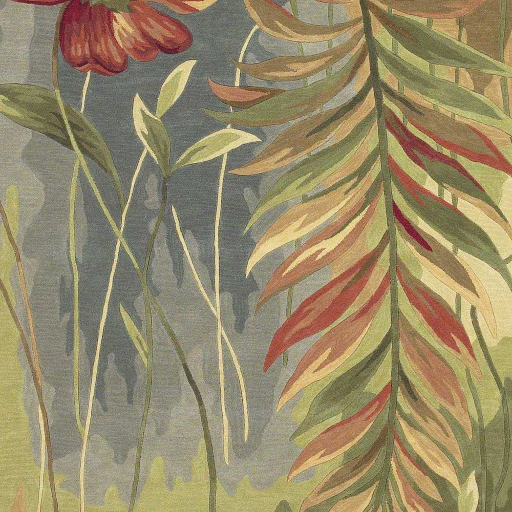 5' Round Wool Multicol Or Area Rug - Homeroots - Flyclothing LLC