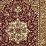 7' X 10' Polypropylene Red Or Beige Area Rug - Homeroots - Flyclothing LLC