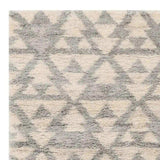 8' X 10' Ivory Grey Machine Woven Geometric Indoor Area Rug - Homeroots - Flyclothing LLC