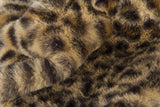 50" X 70" Brown and Black Faux Fur Leopard Plush Throw Blanket - Homeroots - Flyclothing LLC