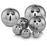 8" X 8" X 8" Buffed Polished Sphere - Homeroots - Flyclothing LLC