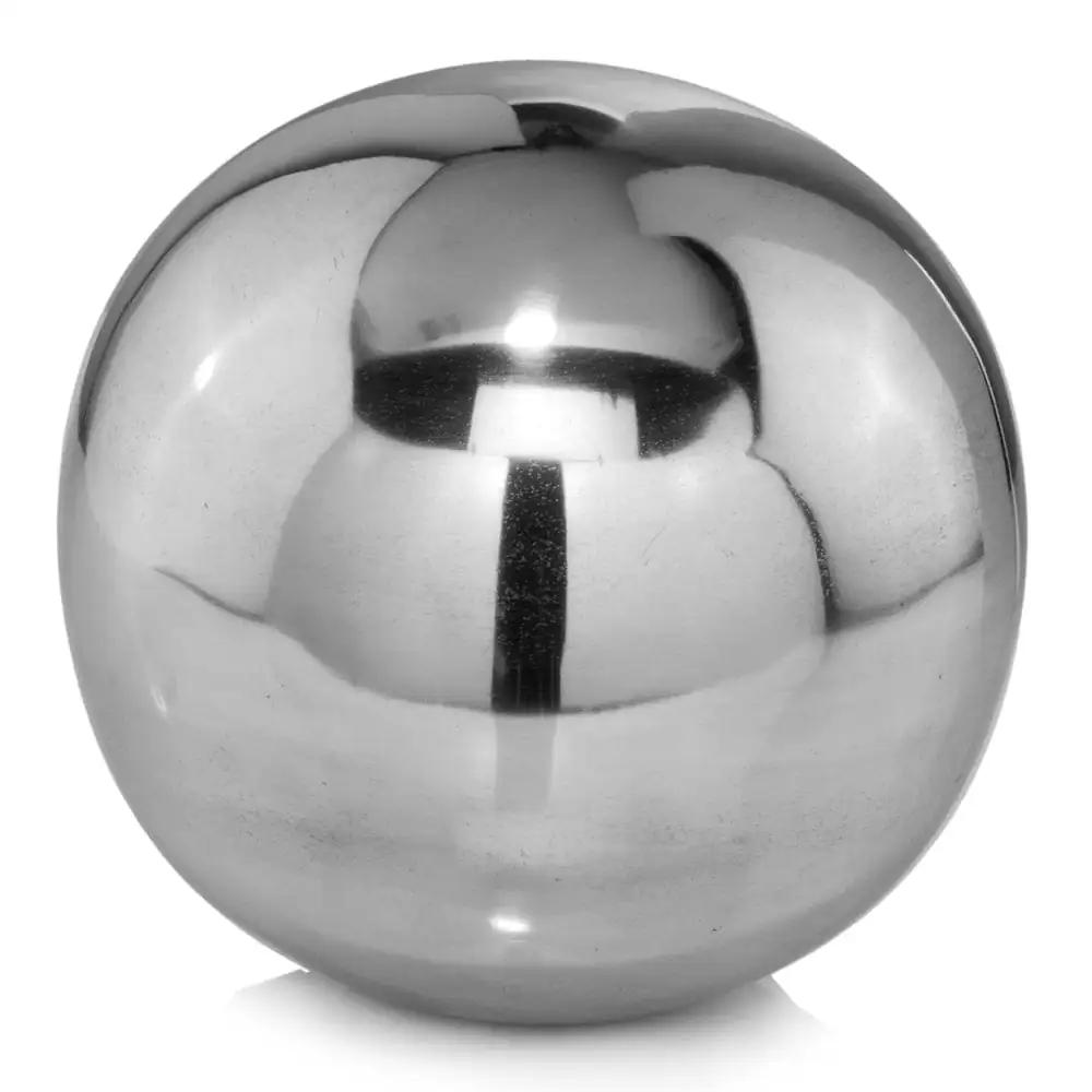 8" X 8" X 8" Buffed Polished Sphere - Homeroots - Flyclothing LLC
