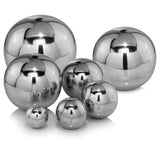8" X 8" X 8" Buffed Polished Sphere - Homeroots - Flyclothing LLC