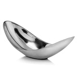 13" Aluminum Modern Twisted Centerpiece Bowl - Homeroots