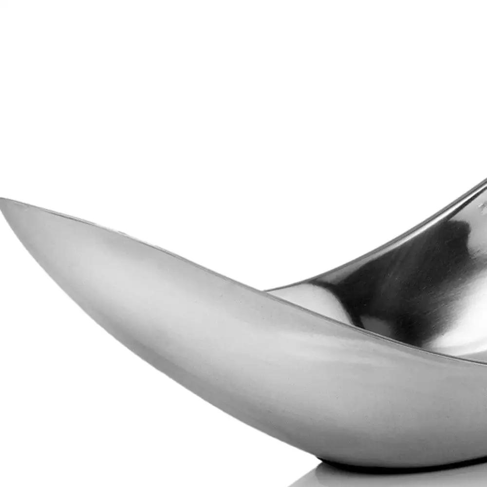 13" Aluminum Modern Twisted Centerpiece Bowl - Homeroots