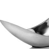 13" Aluminum Modern Twisted Centerpiece Bowl - Homeroots