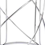 21" White Marble Round End Tables - Homeroots