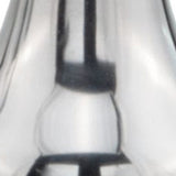 7" Silver Buffed Aluminum Decorative Pear Tabletop Sculpture - Homeroots