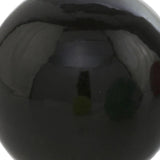 3" Black Enameled Aluminum Decorative Sphere - Homeroots