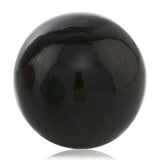 3" Black Enameled Aluminum Decorative Sphere - Homeroots