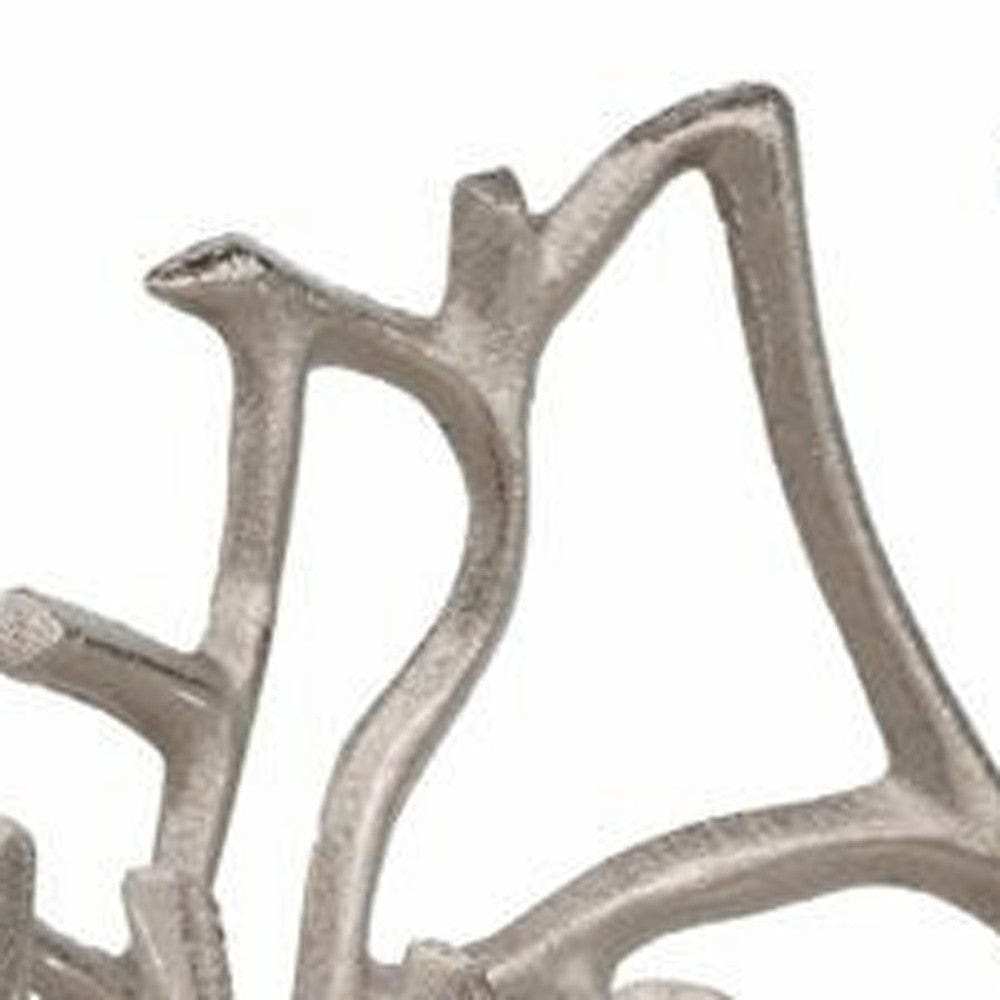 Round Silver Twigs Centerpiece Bowl - Homeroots - Flyclothing LLC