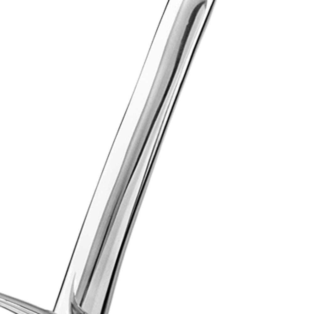 20" Aluminum Silver Modern Abstract Table Vase - Homeroots