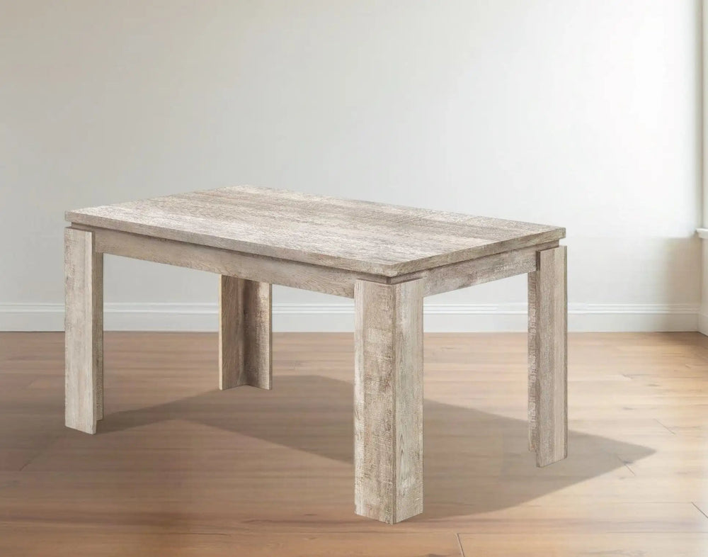 36" Taupe Dining Table - Homeroots - Flyclothing LLC