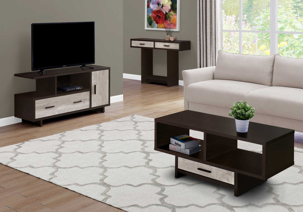 47" Wood Brown Cabinet Enclosed Storage TV Stand - Homeroots