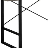 24" Taupe and Black Computer Desk - Homeroots - Flyclothing LLC