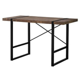 24" Brown and Black Computer Desk - Homeroots - Flyclothing LLC
