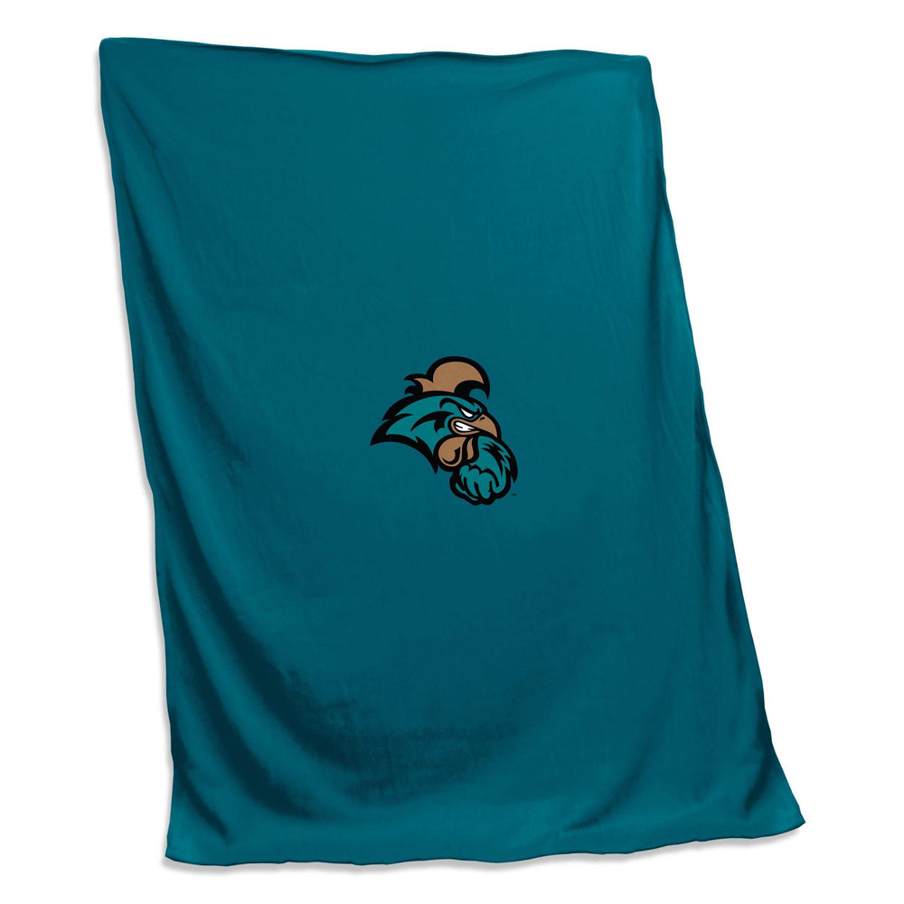 Coastal Carolina Custom Sweatshirt Blanket (Screened) - Logo Brands - Flyclothing LLC
