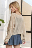 ADORA Full Size Lightweight Loose Knit Sweater Plus Size - Trendsi - Flyclothing LLC