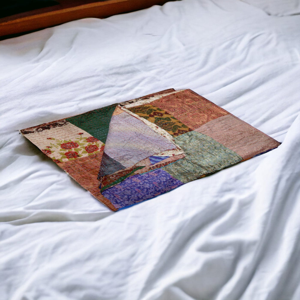 60" X 90" Silk Multicolor Throws - Homeroots - Flyclothing LLC