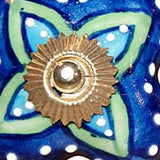 1.5" X 1.5" X 1.5" Ceramic Metal Multicolor 12 Pack Knob - Homeroots - Flyclothing LLC