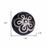 1.5" X 1.5" X 1.5" Ceramic Metal Multicolor 12 Pack Knob - Homeroots - Flyclothing LLC