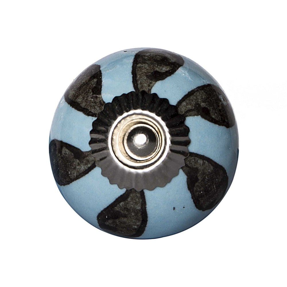 1.5" X 1.5" X 1.5" Ceramic Metal Multicolor 12 Pack Knob - Homeroots - Flyclothing LLC