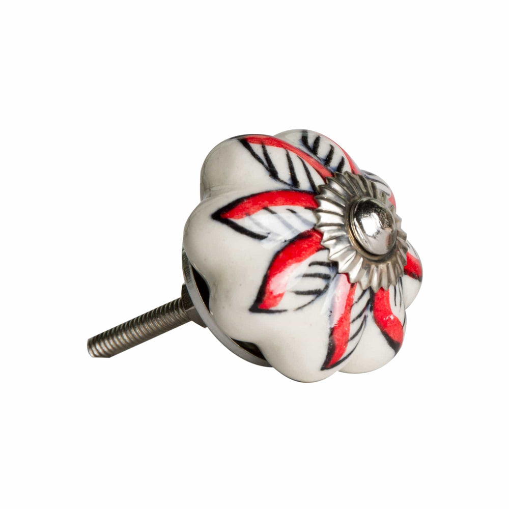 1.5" X 1.5" X 1.5" Ceramic Metal Multicolor 8 Pack Knob - Homeroots - Flyclothing LLC